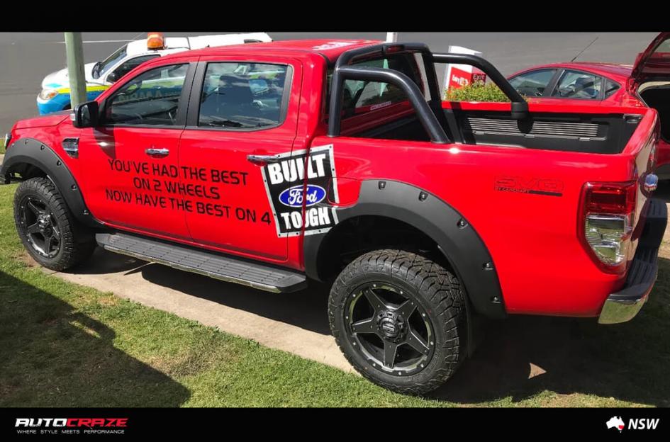 FORD RANGER GD04 GRAPHITE WITH MILLED ACCENTS